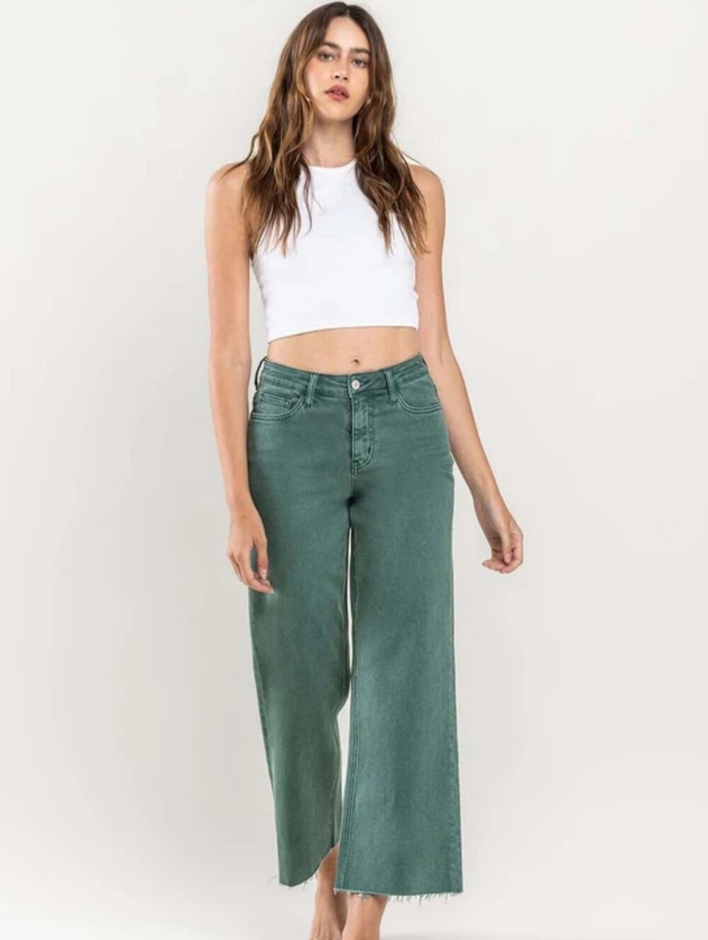 Buckle! VERVET BY FLYING MONKEY Teal Straight Leg Jeans